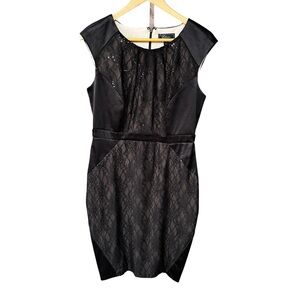 Collection Dressbarn Black Lace Cocktail Dress 8